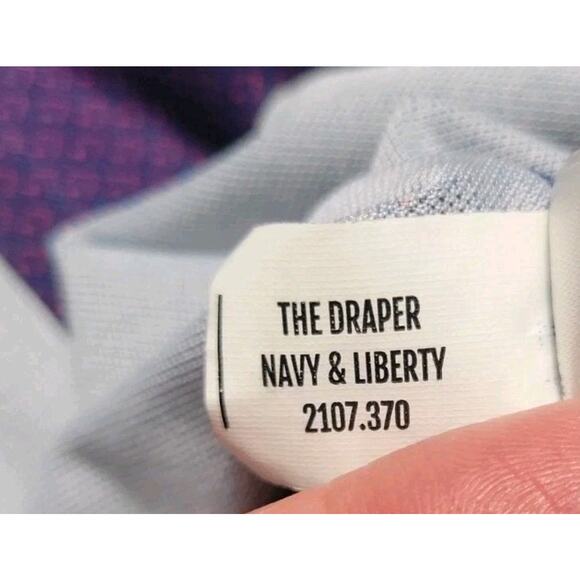 Holderness & Bourne The Draper Polo Shirt Mens XL Navy And Liberty Golf - Picture 6 of 8